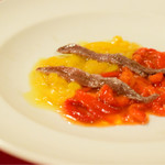サル イ アモール - 焼きパプリカとアンチョビの冷製＠1,200円
