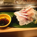 すし屋の戸塚 - 鯛の湯引きです