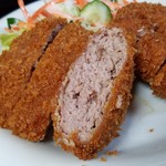 こく一番 ラーメン みどりや - 断面です。