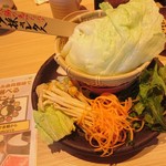 しゃぶしゃぶ温野菜 - 野菜盛り