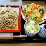 手打そば 三好屋 - 野菜天せいろ！