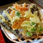 手打そば 三好屋 - 種類豊富な野菜天！