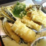 手打そば 三好屋 - ほくほくの穴子天！