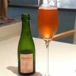 レストラン 間 - ノンアルコールのシードル「ペピネル」ロゼ。ハイビスカスとエルダーフラワーの香りですって♪