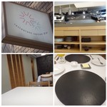 食堂セゾンドール - オープンキッチンの店内は明るくお洒落な雰囲気・・