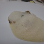 食堂セゾンドール - ◆呼子　黒鮑　肝　筍　甘酒　サバイヨンソース