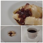 食堂セゾンドール - ◆デザートは「黒糖・和三盆のパンナコッタ」ろ「ほうじ茶のソルベ」 ◆珈琲