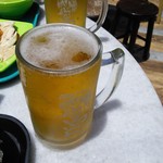 Lau Pa Sat Festival Market - タイガービール。冷え冷えで美味しい！