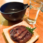 亀善 - 日本酒には「ほたるいか沖漬け」合いますね！！