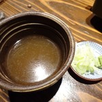 Dodenshita - 蕎麦つゆと薬味^^;