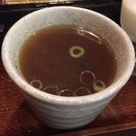 Kashun an - 食後の蕎麦湯