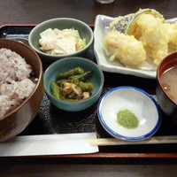 かみいし - 鱧と野菜の天ぷら定食