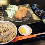 舞豚 - ヒレカツ定食②