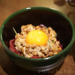 巨牛荘 - 納豆ユッケ