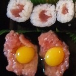 回転寿司すノ家 - うずら鉄火，鉄火巻