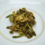 ペレグリーノ - 旬のパスタ...手打ちパスタ　徳島産　白鮑とアスパラソバージュ和え