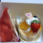 ゴローズ - 苺のケーキと黄色のケーキ
