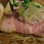 がふうあん - チャーシュー サバと合うのはブタチャーシューかな