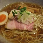 がふうあん - 限定冷やしラーメン 850円 サバ煮干しスープ