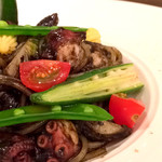 創作イタリアン Gemelli - イカ墨とタコとベジのコラボスパゲッティーニ