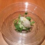 ひまわり食堂 - 白えびと大麦のサラダ