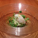 ひまわり食堂 - 白えびと大麦のサラダ