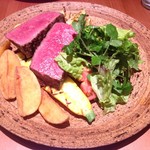 ひまわり食堂 - 阿蘇産あか牛のステーキ