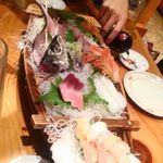 寿司居酒屋 日本海 - 舟盛なんて何年ぶりだろう？