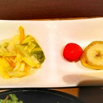 創作ダイニング りとむ - 焼肉ランチ／副菜･果物