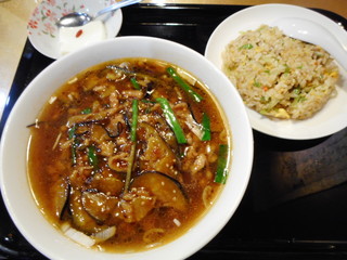 孔府家宴 -  ナス麺セット　890円