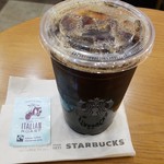 スターバックス・コーヒー - Ｖアイスイタリアンロースト(432円)です。