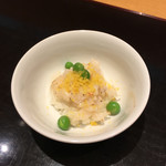 花小路 さわ田 - 帆立とからすみ