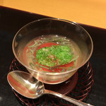 花小路 さわ田 - フルーツトマトとじゅんさい