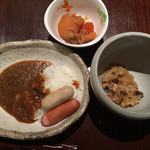 Mokumokukazenobudou - カレー、ソーセージ、肉じゃが、おこわ