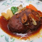 やすだ - ハンバーグ（サラダ付き）　１０００円