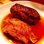 博多のおでん - 『いわしつくね＆餃子巻き』しゃん