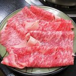 やすだ - 特上しゃぶしゃぶ（茶そば付き）　３７８０円
                                