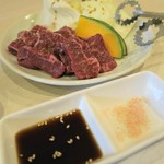 焼肉ノ志志 - 赤身ハラミ定食990円