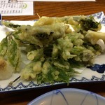 野鳥 都 - 山菜の天ぷら