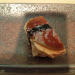 すし匠 - アンキモに西瓜の奈良漬け