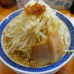 山勝 角ふじ - ラーメン、ニンニクちょっと