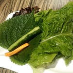 焼肉飯店 太平楽 - きれいな野菜