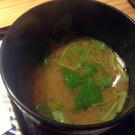 旬菜・旬魚 なかむら - シジミの味噌汁