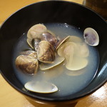 鮨松榮 - 新蛤の味噌汁