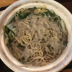 味処 高千代 - 熊骨スープラーメン鍋（1200円）