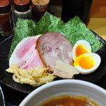 つけ麺 道 - 特製つけ麺トッピング