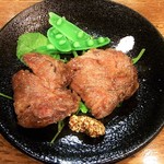 なかむら屋 - 鹿児島県黒毛和牛ロース　トリュフ塩で　￥１４００