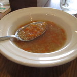 Sunny Days Monsarrat Ave Honolulu - ランチのスープ