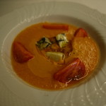リストランテ・マッサ - スーパーフルーツトマトのスープ