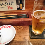タコタコキング - 生ビール（一番搾り）